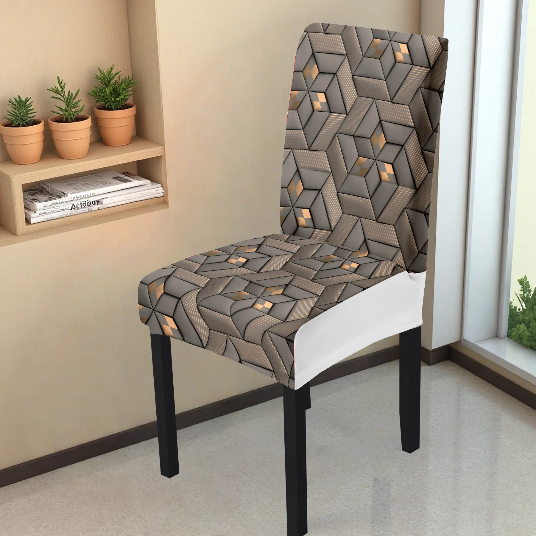 2026 New Elastic Full - Coverage Chair Cover, Geometric Pattern with Gold Accents, Summer Outdoor & Indoor
2026 New Elastic Full - Coverage Chair Cover, Geometric Pattern with Gold Accents, Summer Outdoor & Indoor