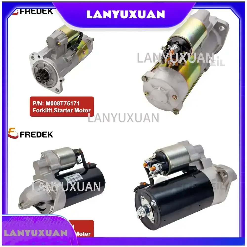Starter Motor for S4S Engine 12V 9T 10T Forklift Parts Compatible with M008T70371 M008T71571 M008T75171
Starter Motor for S4S Engine 12V 9T 10T Forklift Parts Compatible with M008T70371 M008T71571 M008T75171