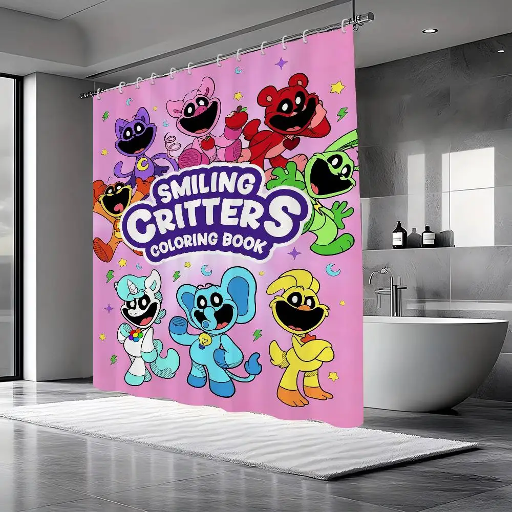 Игра S-Smiling C-Critters Классическая занавеска для душа из фильма Летняя декоративная занавеска для душа для пляжной ванной комнаты, водонепроницаемая
Игра S-Smiling C-Critters Классическая занавеска для душа из фильма Летняя декоративная занавеска для душа для пляжной ванной комнаты, водонепроницаемая