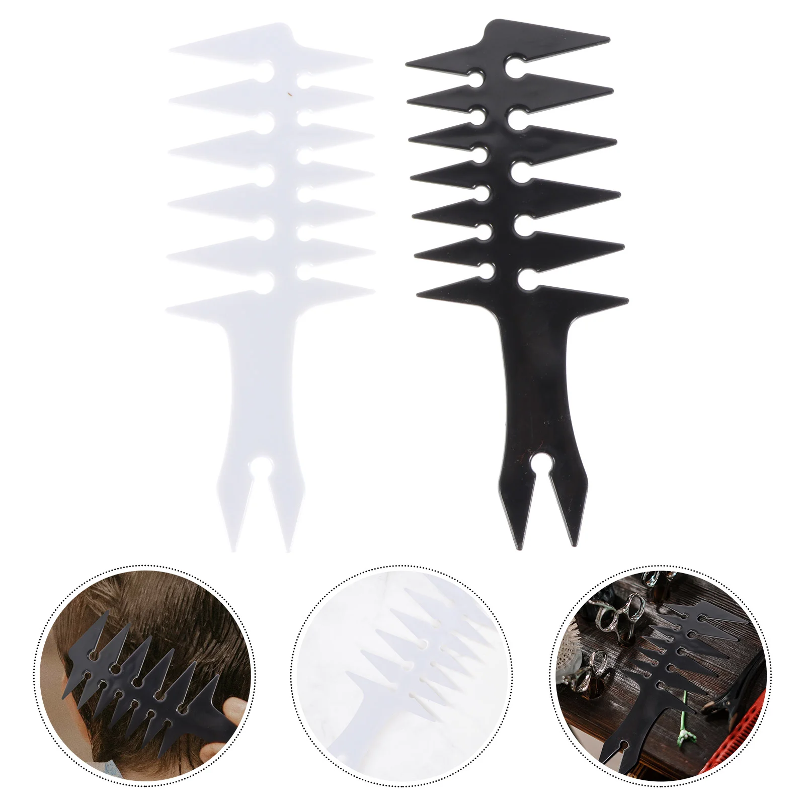 2pcs Vintage Insert Combs for Men Wide Tooth Barber Hairstyling Tools Retro Double Sided Texturing Plastic Random Color
2pcs Vintage Insert Combs for Men Wide Tooth Barber Hairstyling Tools Retro Double Sided Texturing Plastic Random Color