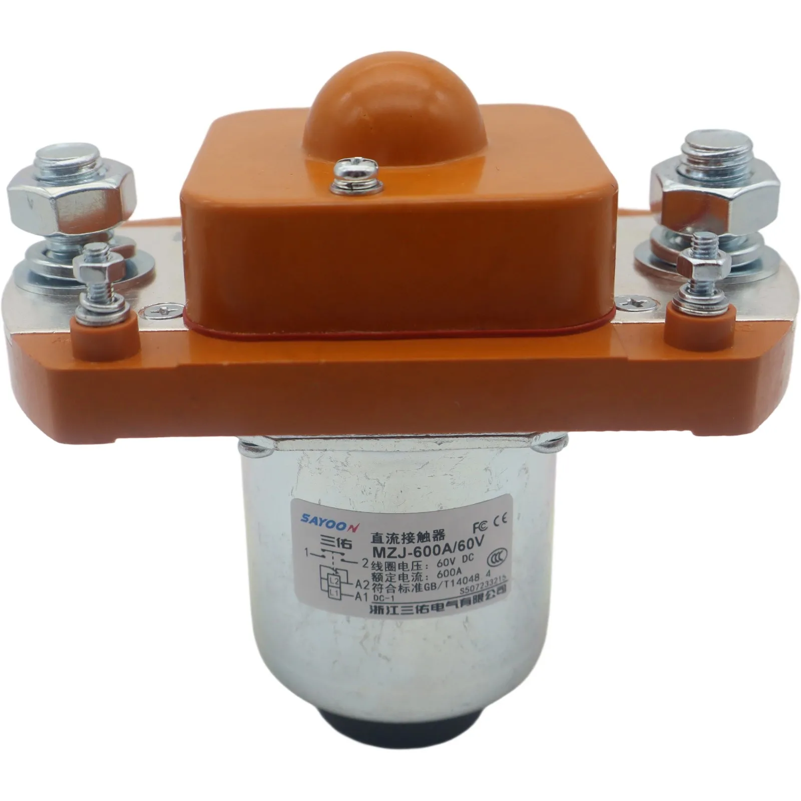 48V 600A Solenoid Contactor MZJ-600A For Golf Cart Contactor Solenoid Heavy Duty Direct Replacement
48V 600A Solenoid Contactor MZJ-600A For Golf Cart Contactor Solenoid Heavy Duty Direct Replacement