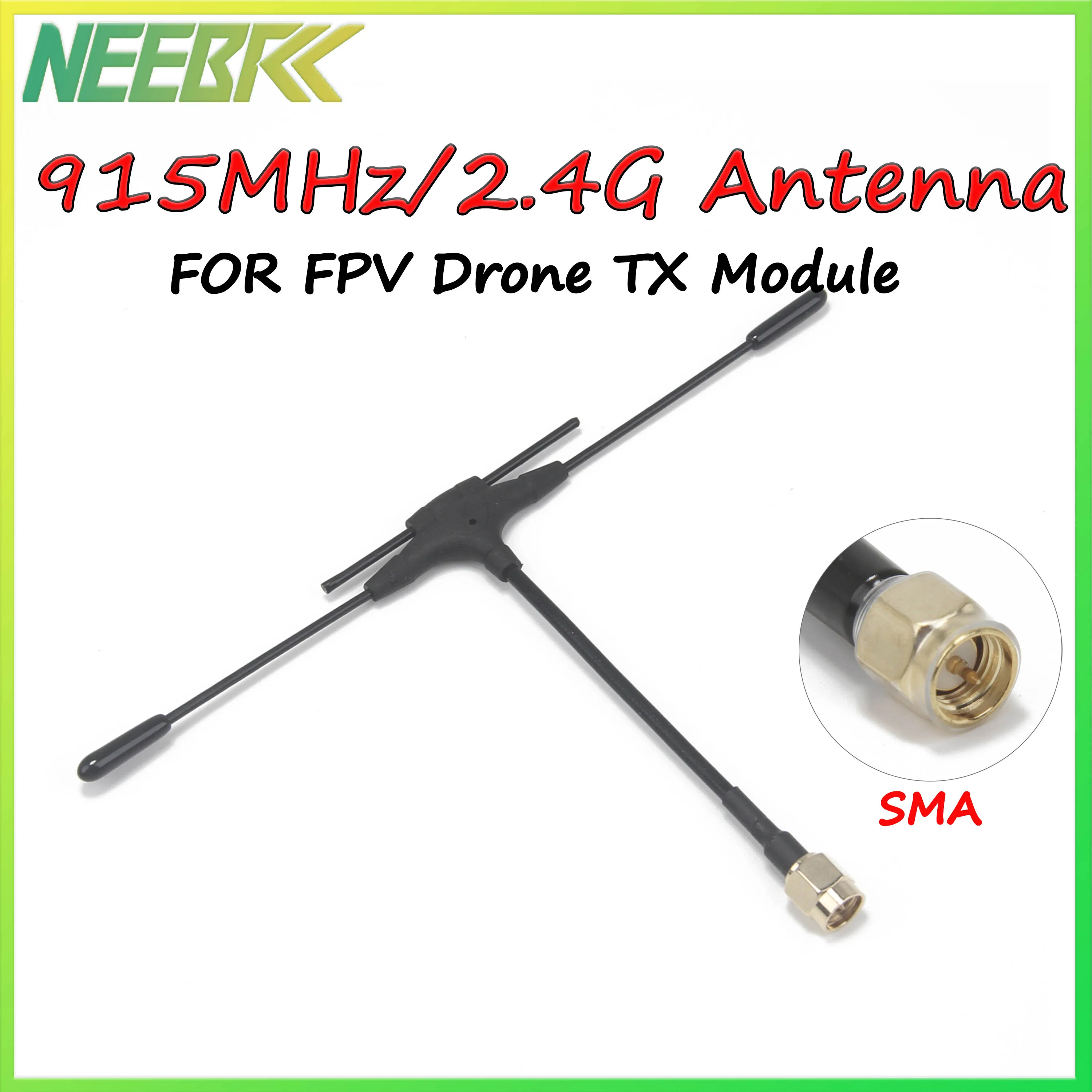 NEEBRC 915M 2.4G TX Module Antenna Dual Frequency 80mm SMA for RC Freestyle FPV Racing Drone Multicopter Quadcopter VTX DIY Part
NEEBRC 915M 2.4G TX Module Antenna Dual Frequency 80mm SMA for RC Freestyle FPV Racing Drone Multicopter Quadcopter VTX DIY Part