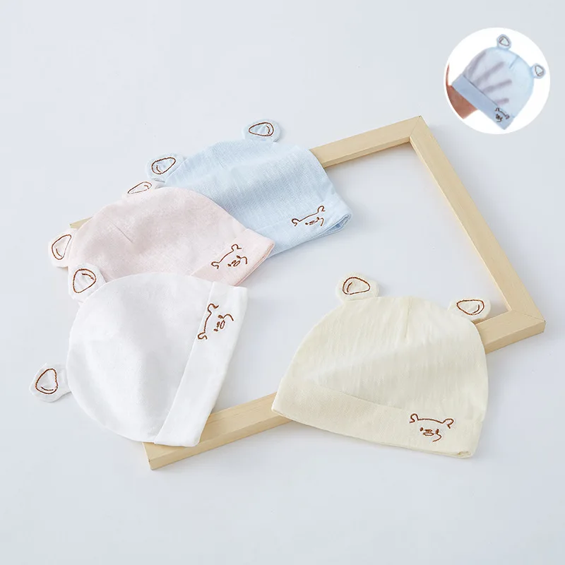 Baby Summer Hats Thin Single-Layer Seamless Breathable Cap for 0-3 Months Newborns Soft Head Protection Infant Hats
Baby Summer Hats Thin Single-Layer Seamless Breathable Cap for 0-3 Months Newborns Soft Head Protection Infant Hats