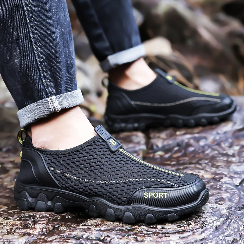 Men's summer breathable mesh shoes, outdoor foot covers, travel beach shoes, sports and leisure shoes, comfortable
Men's summer breathable mesh shoes, outdoor foot covers, travel beach shoes, sports and leisure shoes, comfortable