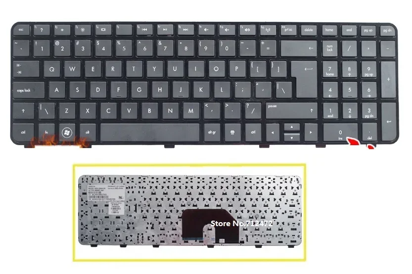 Новая клавиатура US для HP Pavilion Dv6-6000 Dv6-6b19wm Dv6-6b21he Dv6-6b22he Dv6-6b47dx Dv6z-6c00
Новая клавиатура US для HP Pavilion Dv6-6000 Dv6-6b19wm Dv6-6b21he Dv6-6b22he Dv6-6b47dx Dv6z-6c00
