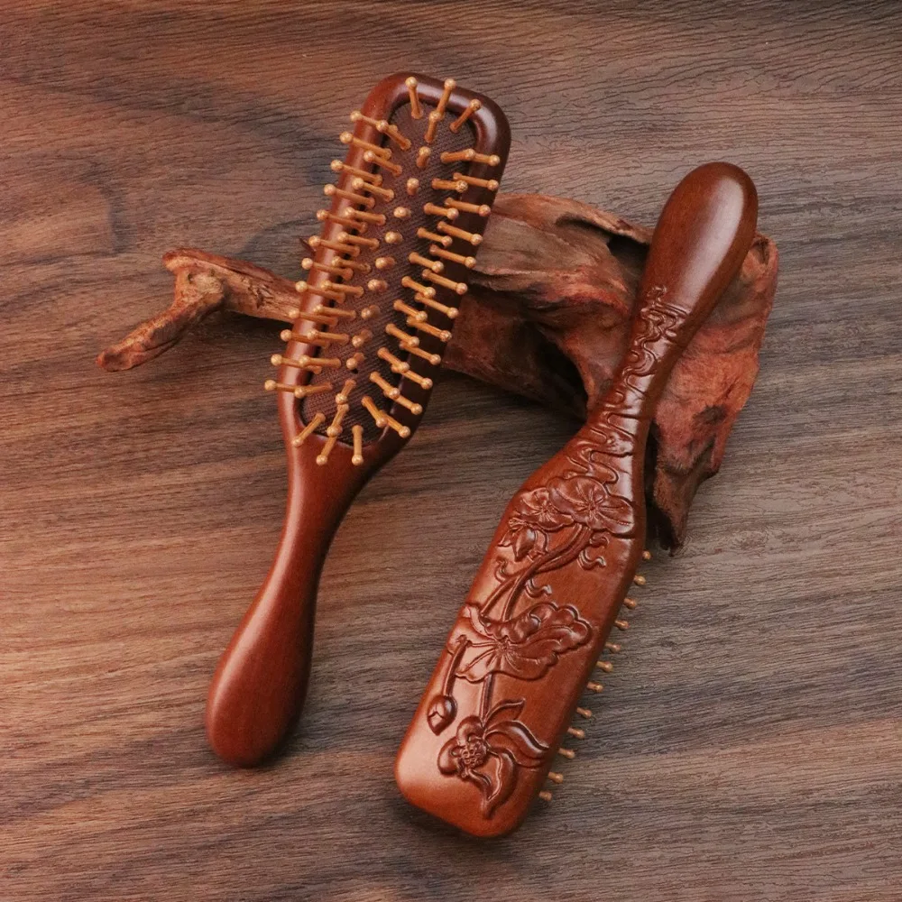 Golden Silk Sandalwood Narrow Air Bag Comb Gua Sha Meridian Dredging Scalp Massage Comb Hairdressing Tool Care Scalp Comb
Golden Silk Sandalwood Narrow Air Bag Comb Gua Sha Meridian Dredging Scalp Massage Comb Hairdressing Tool Care Scalp Comb