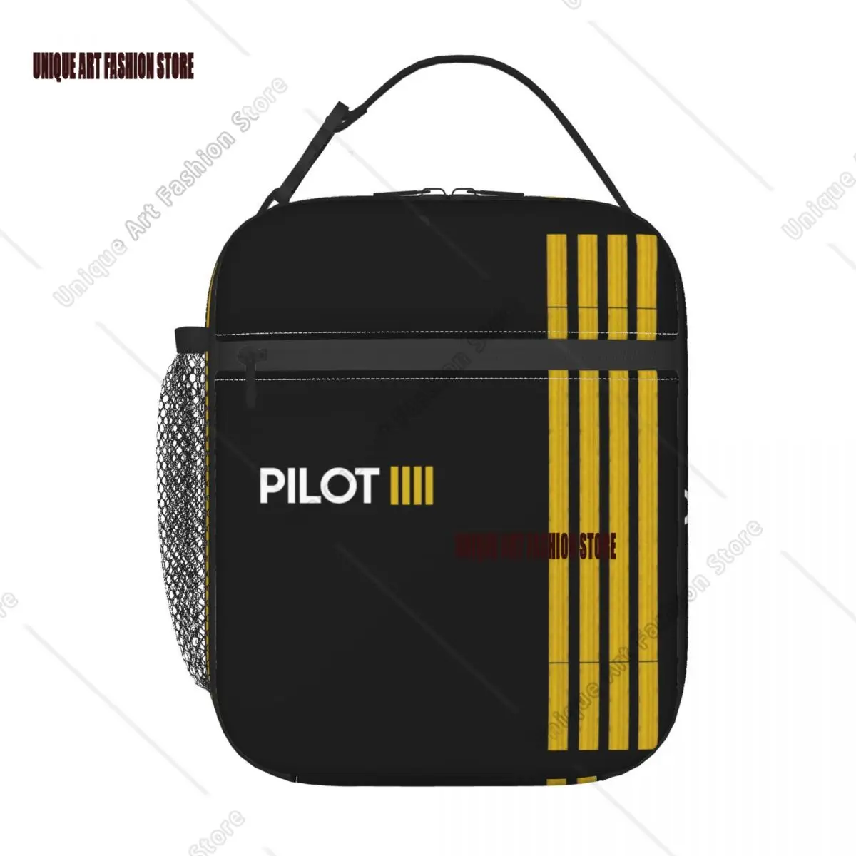 Pilot Captain Stripes Resuable Lunch Boxes Women Multifunction Aviation Airplane Aviator Thermal Cooler Food Insulated Lunch Bag
Pilot Captain Stripes Resuable Lunch Boxes Women Multifunction Aviation Airplane Aviator Thermal Cooler Food Insulated Lunch Bag