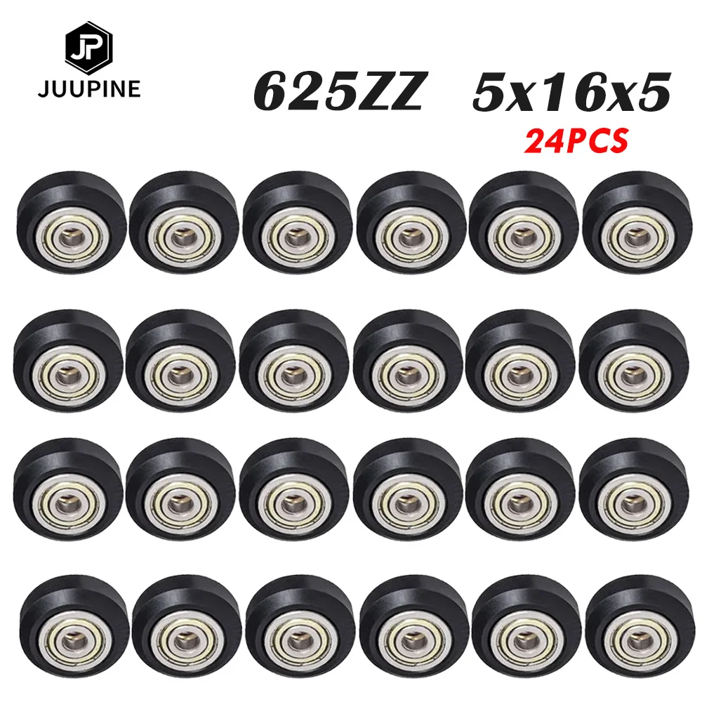 625zz 24pcs 625zz 5x16x5 Bearing Metal High Speed Quality Bearing Stainless Steel Delrin U Groove Aluminium Profile 3d Printer
625zz 24pcs 625zz 5x16x5 Bearing Metal High Speed Quality Bearing Stainless Steel Delrin U Groove Aluminium Profile 3d Printer