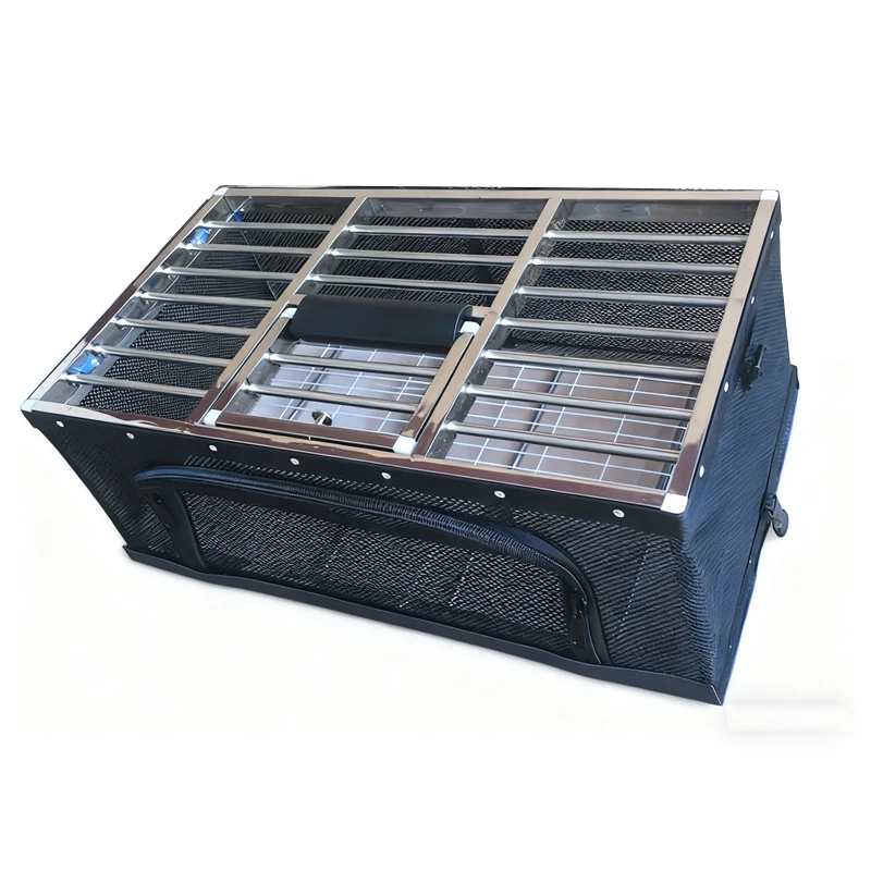Durable Foldable Portable Stainless Steel Transport Pigeon Cage Multiple Size 60/70/80cm Flying Breeding Bird House Indoor
Durable Foldable Portable Stainless Steel Transport Pigeon Cage Multiple Size 60/70/80cm Flying Breeding Bird House Indoor