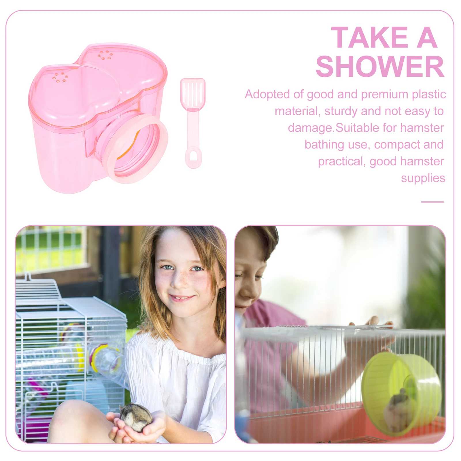 Pet Bath Bathroom Hamster Sand Bath Box Acrylic Small Animal Shower Container Ventilation Design Easy Cleaning for Small
Pet Bath Bathroom Hamster Sand Bath Box Acrylic Small Animal Shower Container Ventilation Design Easy Cleaning for Small