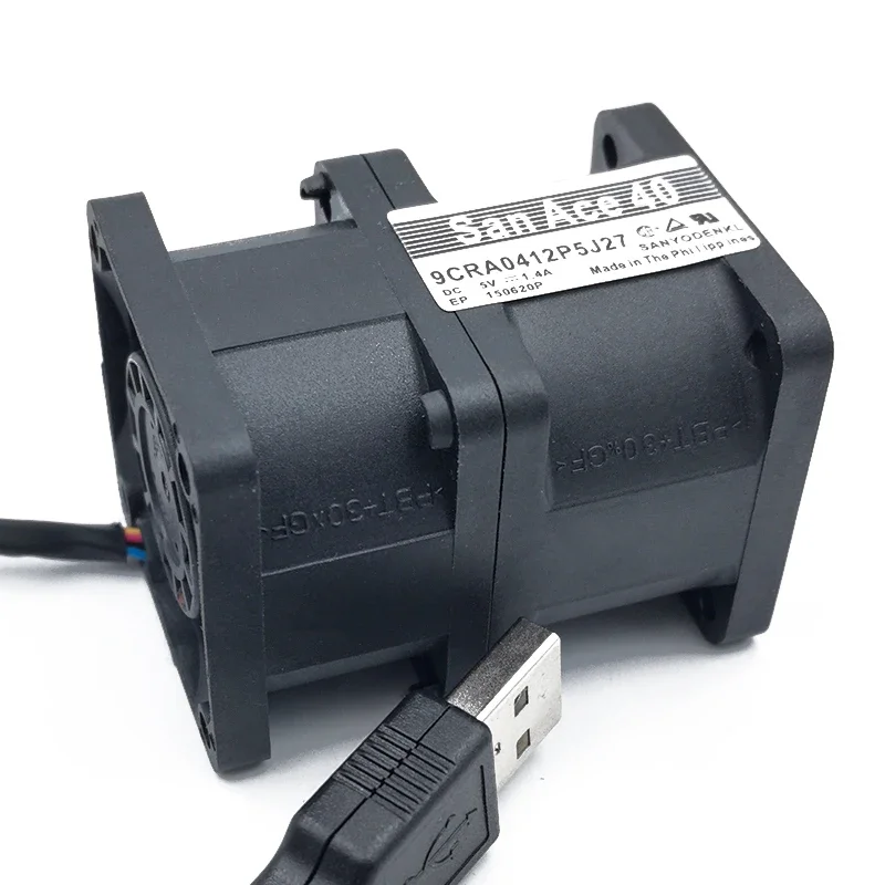 40*40*56MM SANYO SANYO 4056 1.4A 4cm high speed violent booster fan 9CRA0412P5J27 5V
40*40*56MM SANYO SANYO 4056 1.4A 4cm high speed violent booster fan 9CRA0412P5J27 5V