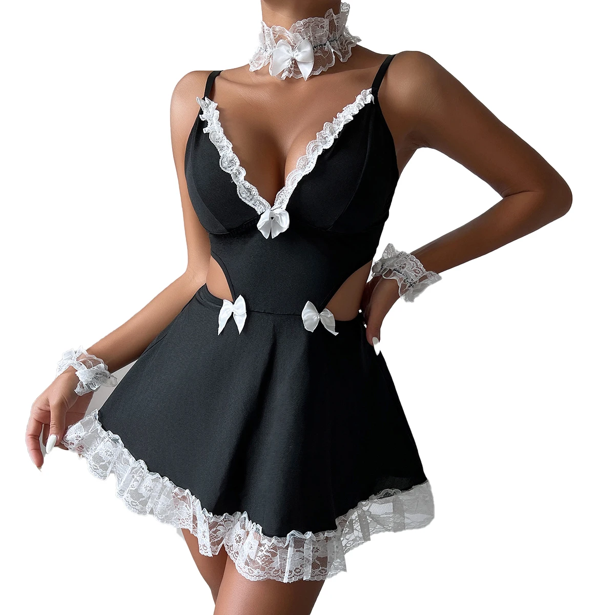 Женское сексуальное женское белье, эротический костюм для ролевых игр, французский фартук, бюстгальтер с глубоким вырезом для горничной, косплей, служанка, Лолита, горячее платье Babydoll, униформа 2024
Женское сексуальное женское белье, эротический костюм для ролевых игр, французский фартук, бюстгальтер с глубоким вырезом для горничной, косплей, служанка, Лолита, горячее платье Babydoll, униформа 2024