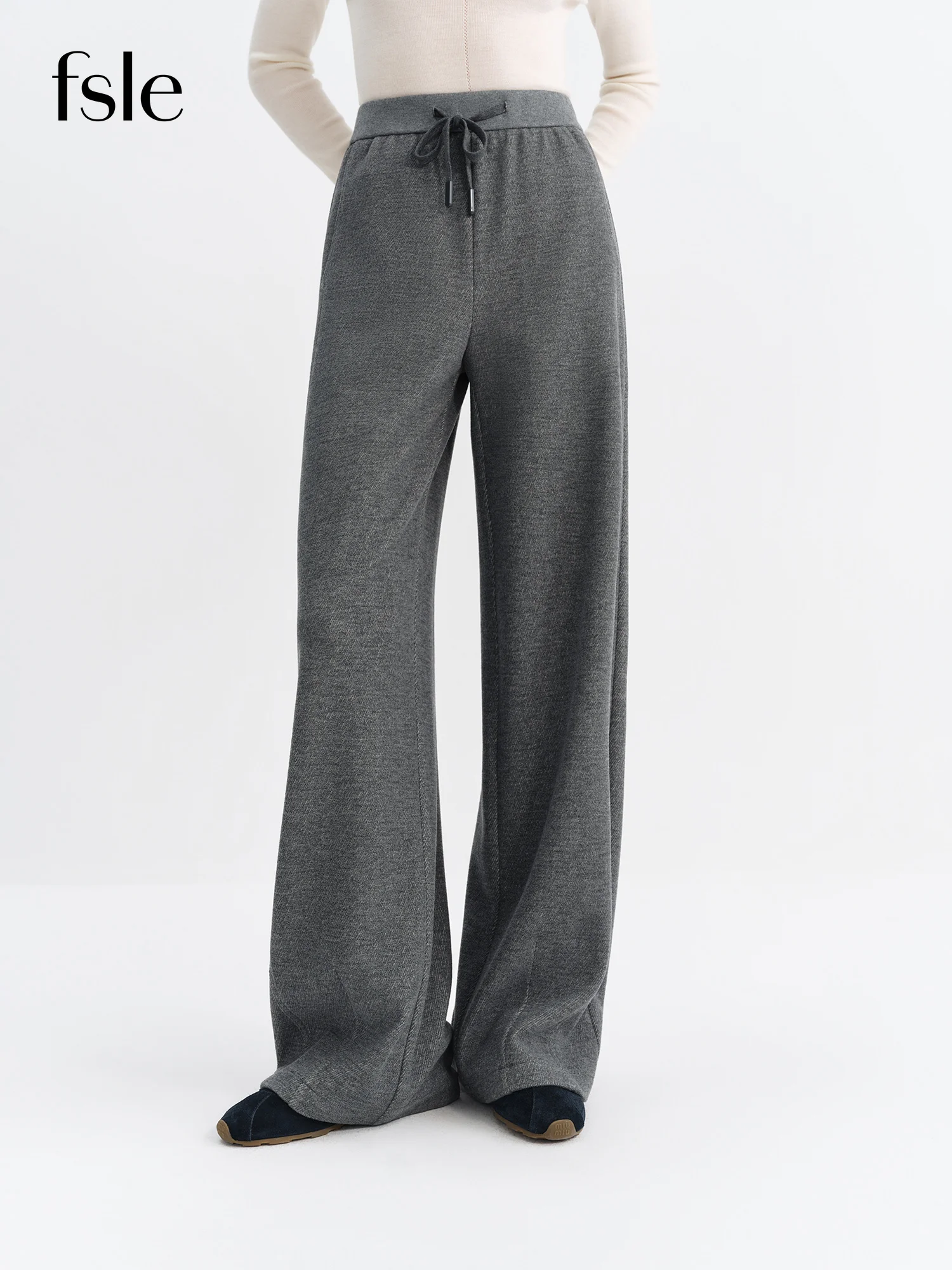 FSLE 2025 Autumn Winter Women Curved Banana Pants High Waist Elastic Waist Wide Leg Trousers Slimming Casual Commute Versatile
FSLE 2025 Autumn Winter Women Curved Banana Pants High Waist Elastic Waist Wide Leg Trousers Slimming Casual Commute Versatile