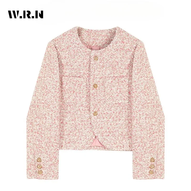 2023 Winter Luxury Sweet Style Single Breasted Round Neck Jacket For Women Casual Fashion Slim Fit Office Lady Elegant Chic Coat
2023 Winter Luxury Sweet Style Single Breasted Round Neck Jacket For Women Casual Fashion Slim Fit Office Lady Elegant Chic Coat