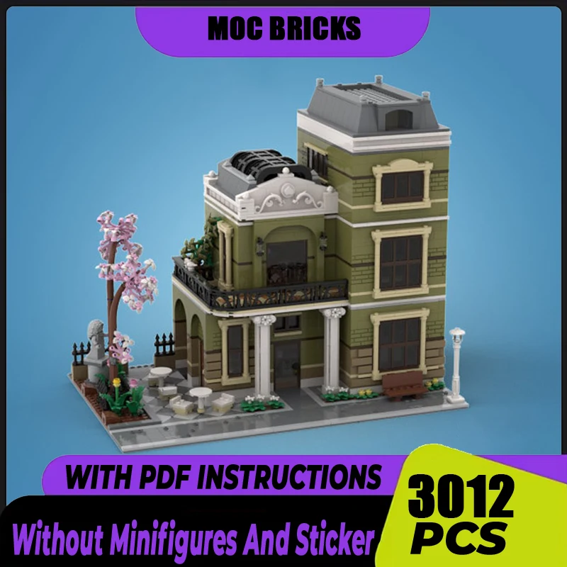 City Street View Model Moc Building Bricks Courtyard Cafe Model Technology Modular Blocks Gifts Christmas Toy DIY Sets Assembly
City Street View Model Moc Building Bricks Courtyard Cafe Model Technology Modular Blocks Gifts Christmas Toy DIY Sets Assembly