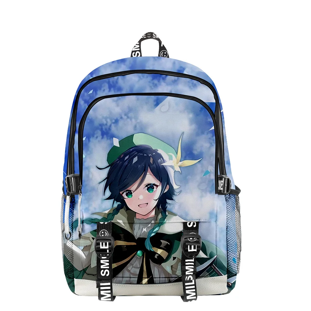 Trendy Popular Genshin Impact Venti 3D Print School Bags Unisex Oxford Waterproof Notebook multifunction Travel Backpacks
Trendy Popular Genshin Impact Venti 3D Print School Bags Unisex Oxford Waterproof Notebook multifunction Travel Backpacks