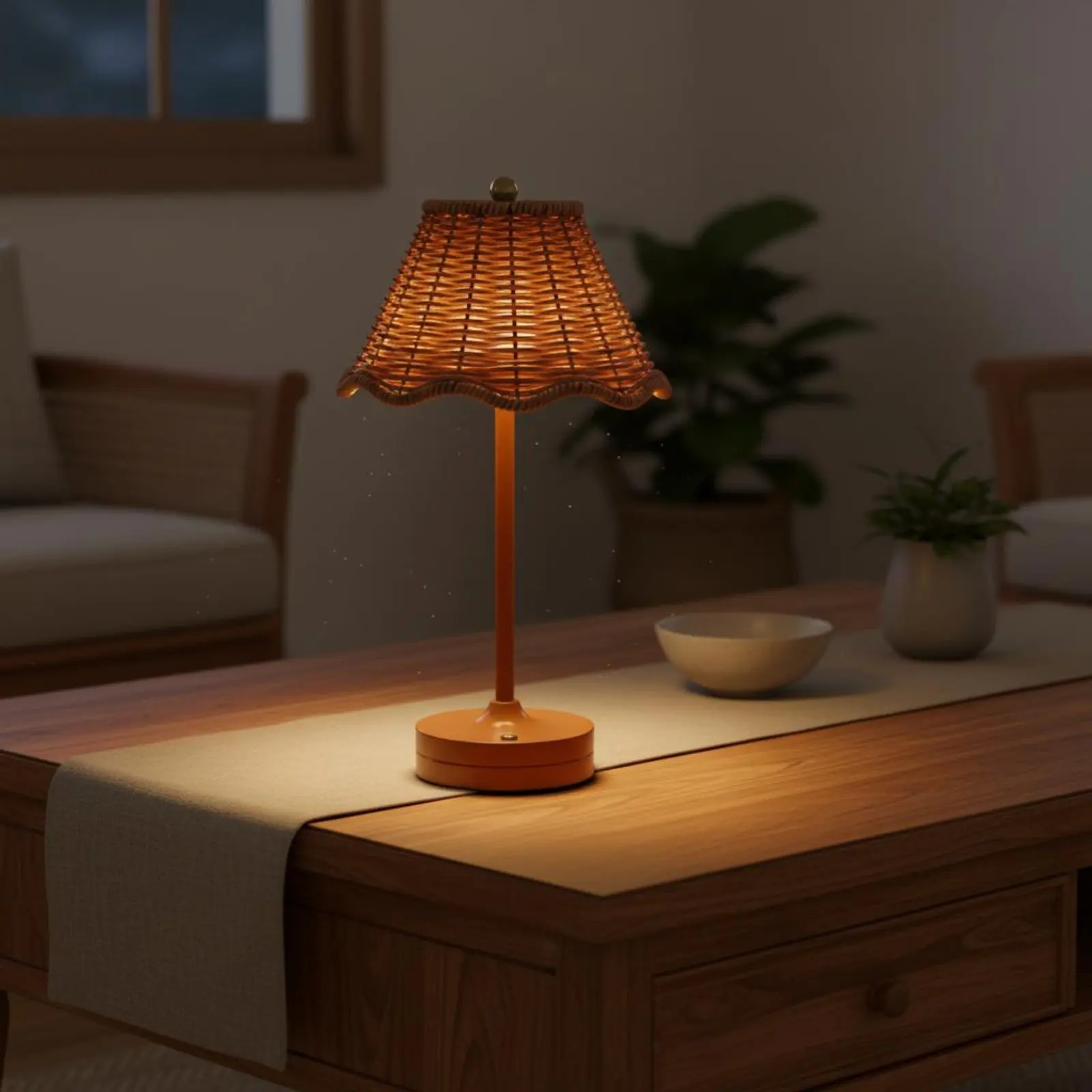 Rattan Table Lamp Adjustable Color Temperature Wicker Desk Lamp Boho Bedside Light Type-C-C Charging Indoor Lighting for Bedroom
Rattan Table Lamp Adjustable Color Temperature Wicker Desk Lamp Boho Bedside Light Type-C-C Charging Indoor Lighting for Bedroom