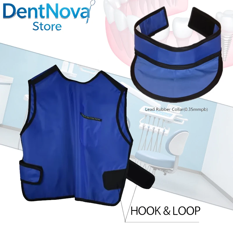 0.35mm Lead Dental Apron X-Ray Radiation Shielding Vest Lightweight Lead Rubber Comfortable Adjustable Neck Collar
0.35mm Lead Dental Apron X-Ray Radiation Shielding Vest Lightweight Lead Rubber Comfortable Adjustable Neck Collar