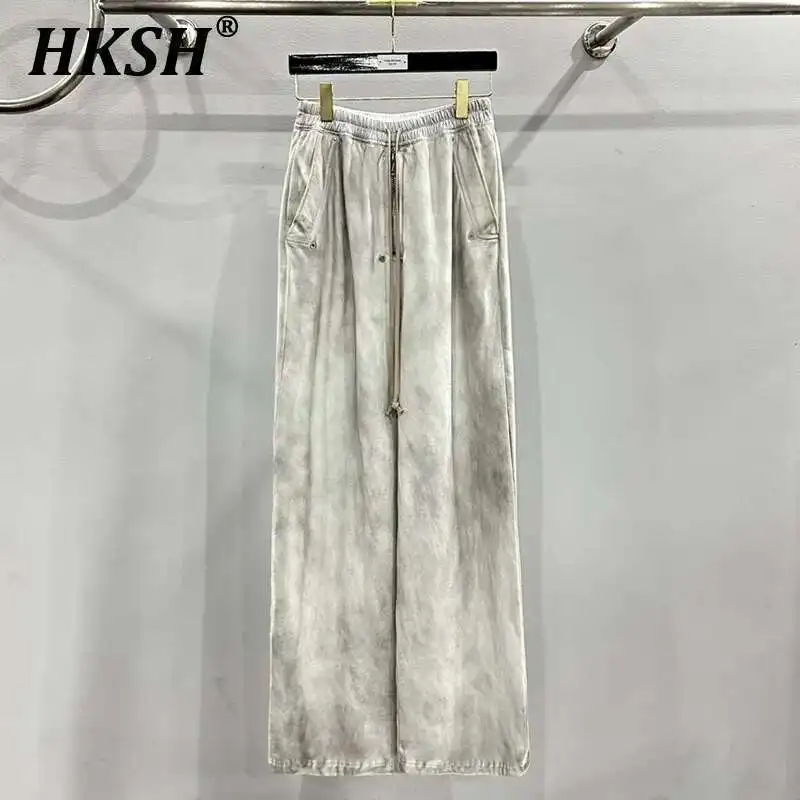 HKSH Spring Autumn New Tide Men's Streetwear Cotton Casual Pants Washed Craft Loose High Street Floor Dragging Sweatpants HK2037
HKSH Spring Autumn New Tide Men's Streetwear Cotton Casual Pants Washed Craft Loose High Street Floor Dragging Sweatpants HK2037