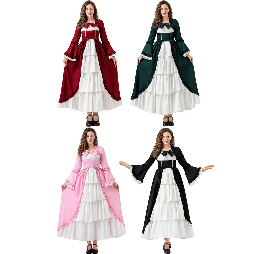 Готический костюм королевы Dr Lolita Sle, одежда для выступлений на Хэллоуин, средневековая придворная тема Dr для женщин
Готический костюм королевы Dr Lolita Sle, одежда для выступлений на Хэллоуин, средневековая придворная тема Dr для женщин