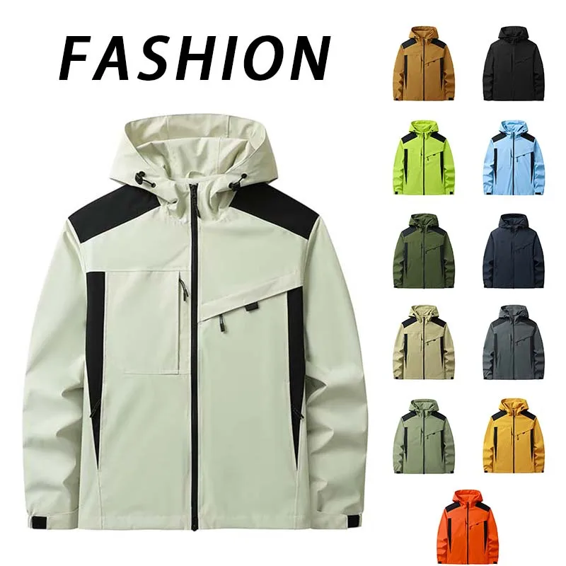 Men's New Waterproof Hiking Jacket Women's Windproof Wear Resistant Outdoor Camping Sports Loose Coats Fashion Hooded Jacket
Men's New Waterproof Hiking Jacket Women's Windproof Wear Resistant Outdoor Camping Sports Loose Coats Fashion Hooded Jacket