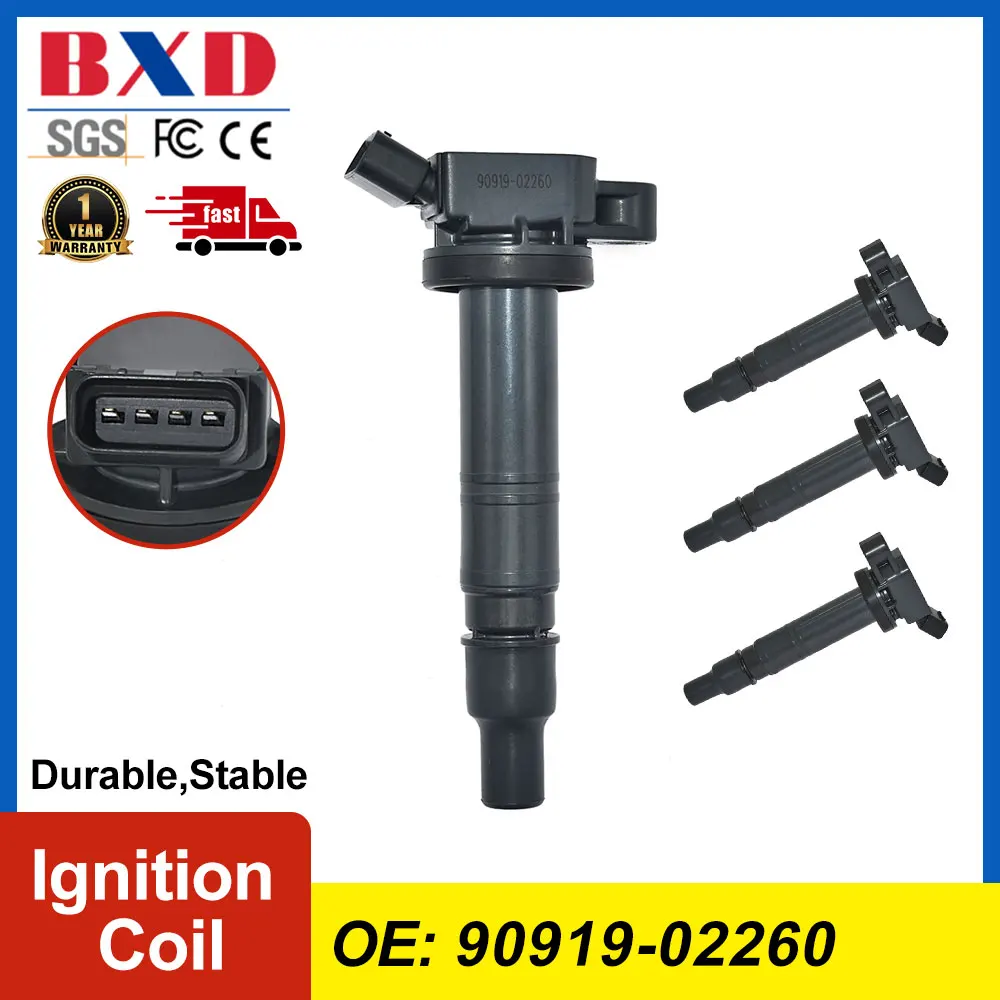 Катушка зажигания 1/4/6 шт. 90919-02260 для Toyota Matrix 4Runner Solara RAV4 Camry Tacoma 4.0L Scion Xb TC Lexus ISF 9091902260
Катушка зажигания 1/4/6 шт. 90919-02260 для Toyota Matrix 4Runner Solara RAV4 Camry Tacoma 4.0L Scion Xb TC Lexus ISF 9091902260