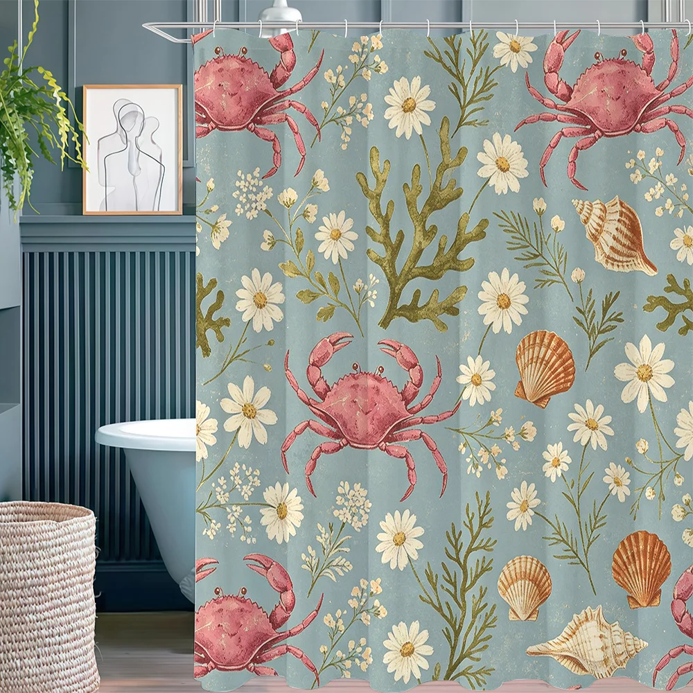 Coastal Ocean Tropical Beach Bathroom Shower Curtain Set Waterproof Printed Fabric Bath curtain decor
Coastal Ocean Tropical Beach Bathroom Shower Curtain Set Waterproof Printed Fabric Bath curtain decor