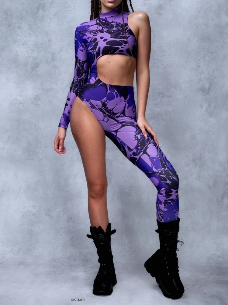 Halloween Women's Fashion Purple Cyberpunk Steam Bodysuit Holiday Party Role Playing Stage Performance Bodysuit Costume New 2025
Halloween Women's Fashion Purple Cyberpunk Steam Bodysuit Holiday Party Role Playing Stage Performance Bodysuit Costume New 2025