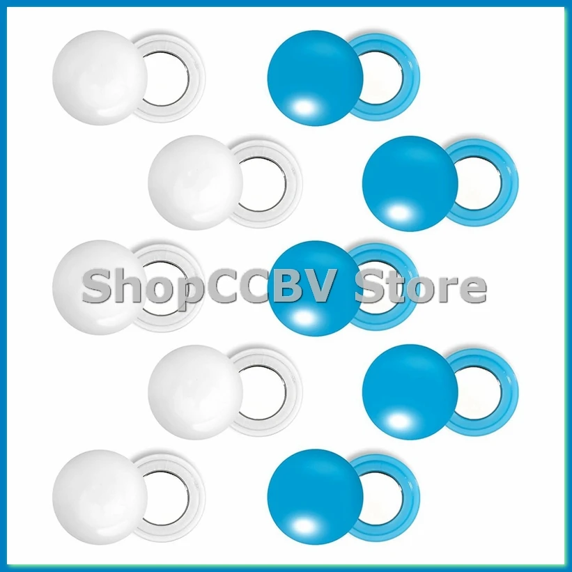 10 Pairs Running Bib Magnets, Magnetic Race Bib Clips Marathon Bib Clips Running Bib Buckles Bib Fasteners Blue & White-A50M
10 Pairs Running Bib Magnets, Magnetic Race Bib Clips Marathon Bib Clips Running Bib Buckles Bib Fasteners Blue & White-A50M