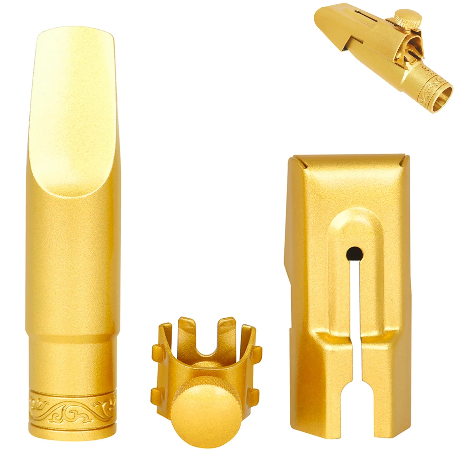 Soprano Saxophone Mouthpiece Gold 5C 6C 7C 8C 9C Frosted Metal Sax Mouthpiece Sliding Cover Design Woodwind Instrument Parts
Soprano Saxophone Mouthpiece Gold 5C 6C 7C 8C 9C Frosted Metal Sax Mouthpiece Sliding Cover Design Woodwind Instrument Parts