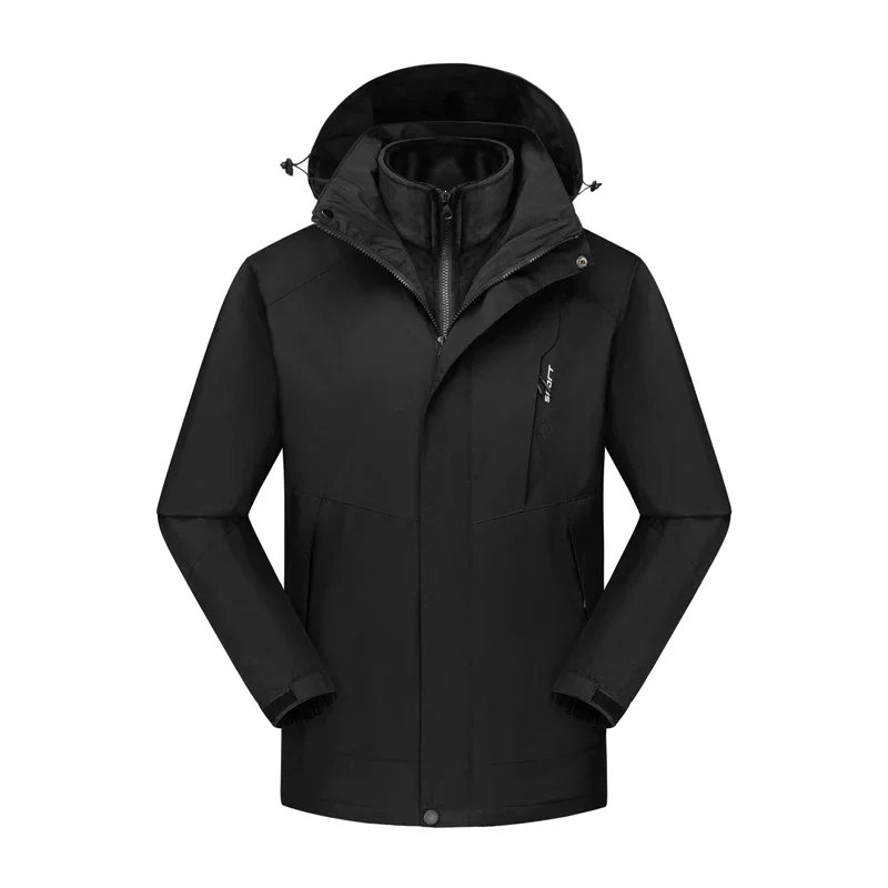 Two-pieces Sets Men and Women Thicken Fleece Mens Women Waterproof Parka Coats 3 in 1 Warm Windbreaker Camping Hiking Outwear
Two-pieces Sets Men and Women Thicken Fleece Mens Women Waterproof Parka Coats 3 in 1 Warm Windbreaker Camping Hiking Outwear