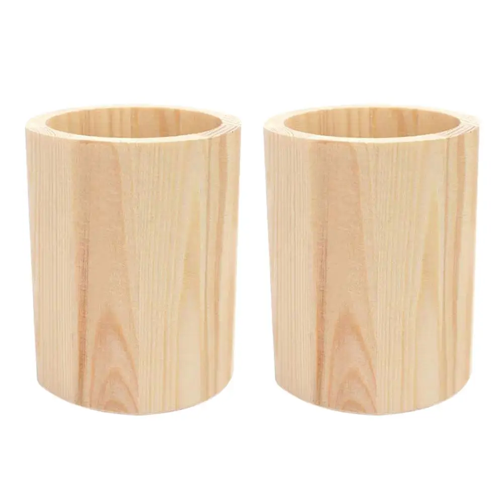 2Pcs Pine Wood Pen Holder Natural Grain Desktop Pencil Cup for Office Home School Decoration Stationery Organizer Wood Brush Pot
2Pcs Pine Wood Pen Holder Natural Grain Desktop Pencil Cup for Office Home School Decoration Stationery Organizer Wood Brush Pot