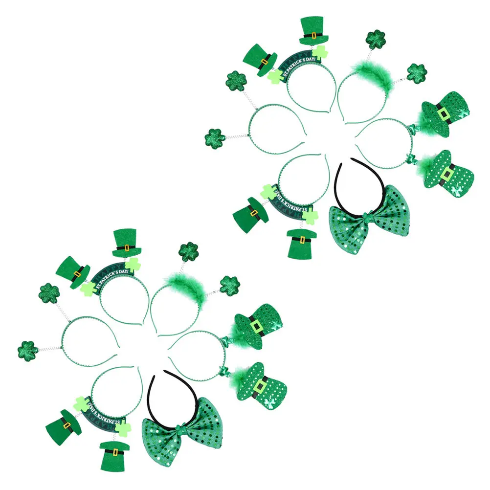 12Pcs Saint Patricks Day Headband Shamrock Hairband Festival Party Kid Adult Decorative Accessories
12Pcs Saint Patricks Day Headband Shamrock Hairband Festival Party Kid Adult Decorative Accessories