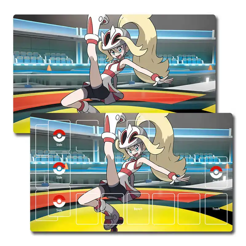 2025 PTCG 600x350mm Stitched Edge Single Player Battle Mat Korrina Anime Cartoon Duel Plate Field Card Board Game Mat Toy Gift
2025 PTCG 600x350mm Stitched Edge Single Player Battle Mat Korrina Anime Cartoon Duel Plate Field Card Board Game Mat Toy Gift