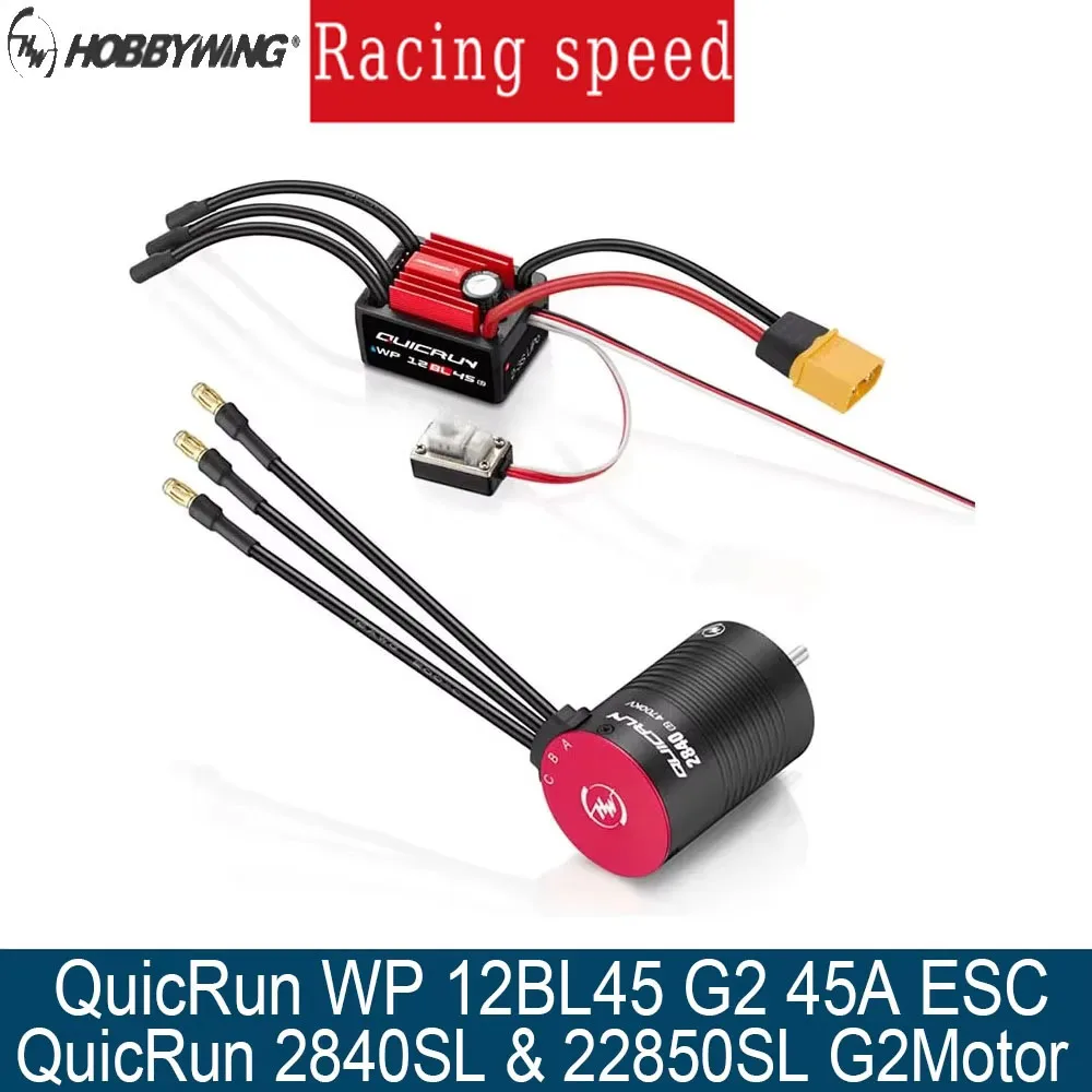 HobbyWing QuicRun WP 12BL45 G2 45A ESC 2840SL 4700KV 2850SL 3400KV 4700KV G2 Brushless Sensored Motor for 1/12 1/14 RC Car
HobbyWing QuicRun WP 12BL45 G2 45A ESC 2840SL 4700KV 2850SL 3400KV 4700KV G2 Brushless Sensored Motor for 1/12 1/14 RC Car