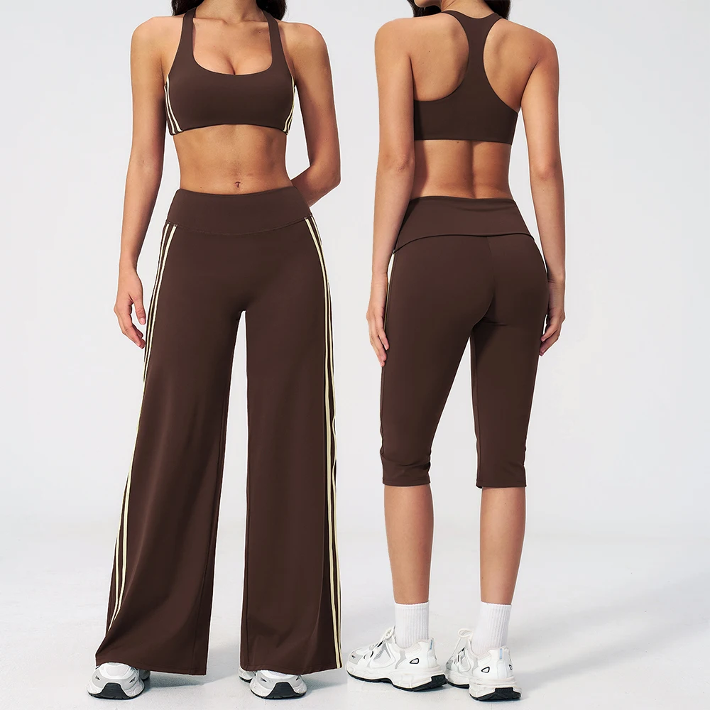 Yoga Set 2PCS Women's Tracksuit Workout Outfits Sportswear Gym Clothing High Waist Capri Pants Athletic Wear Fitness Sports Suit
Yoga Set 2PCS Women's Tracksuit Workout Outfits Sportswear Gym Clothing High Waist Capri Pants Athletic Wear Fitness Sports Suit