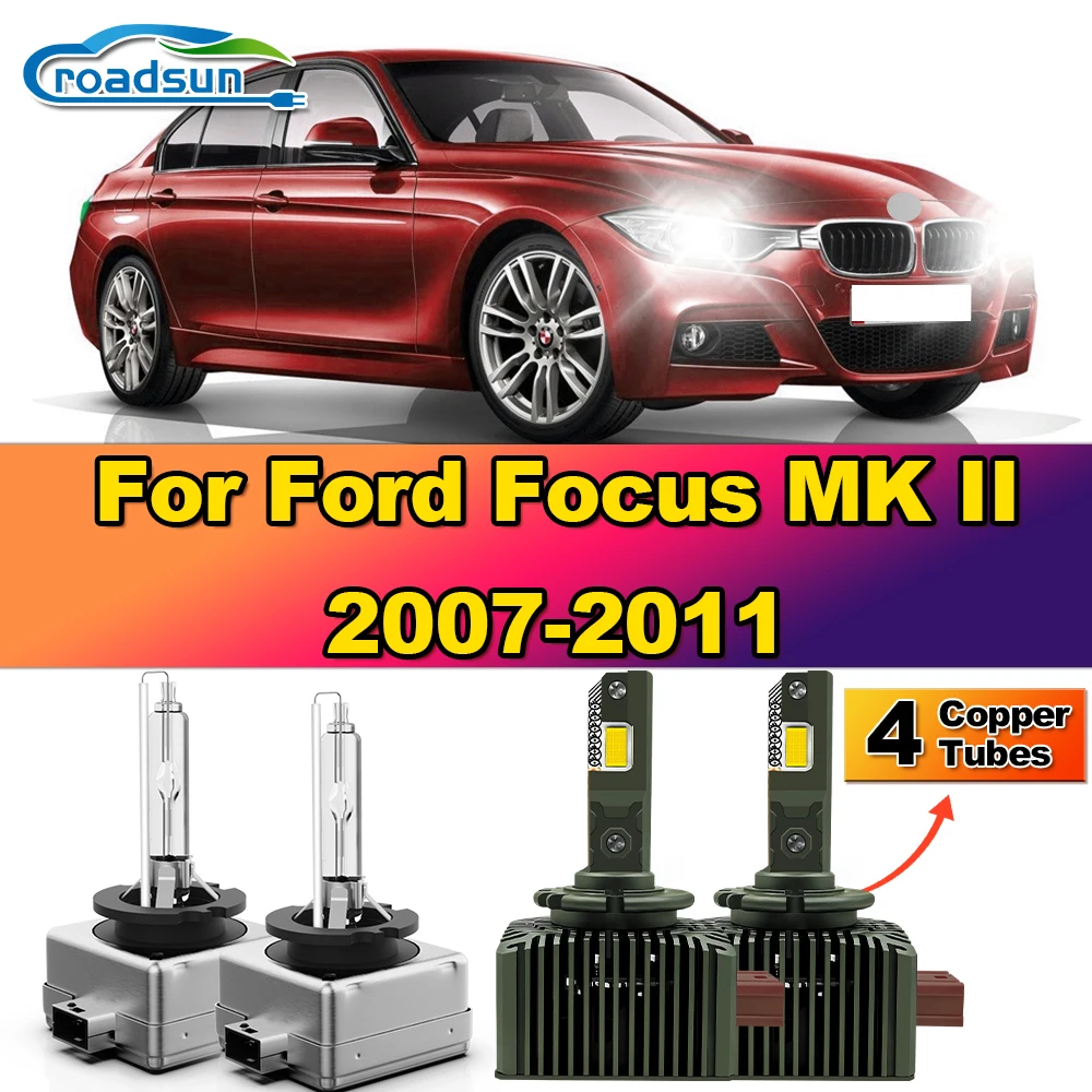 Canbus LED Car Headlight 30000LM HID Xenon Car Lamps 6000K White Plug and Play For Ford Focus MK II 2007 2008 2009 2010 2011
Canbus LED Car Headlight 30000LM HID Xenon Car Lamps 6000K White Plug and Play For Ford Focus MK II 2007 2008 2009 2010 2011