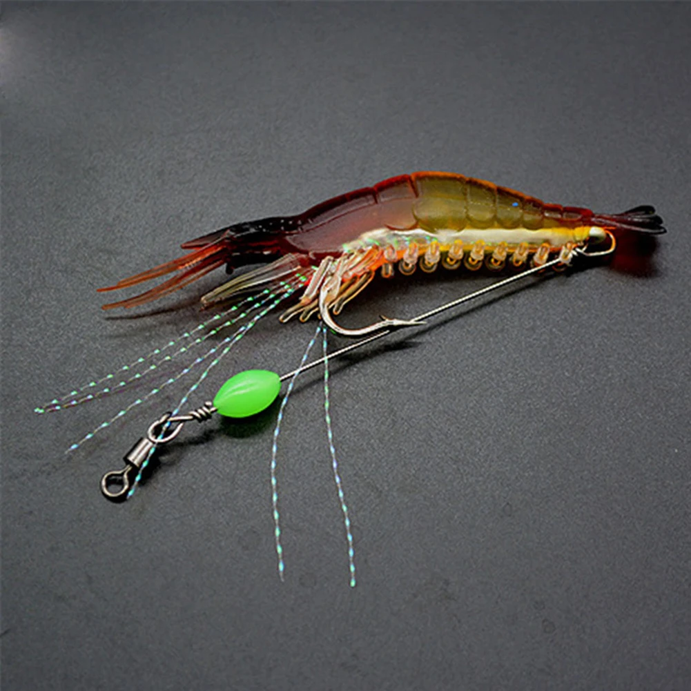 Simulation Lure Prawns Fishing Lures Fishing Tools Hook Luminous Beads Prawn Salt Sea Fishing Shrimp-shaped Baits
Simulation Lure Prawns Fishing Lures Fishing Tools Hook Luminous Beads Prawn Salt Sea Fishing Shrimp-shaped Baits