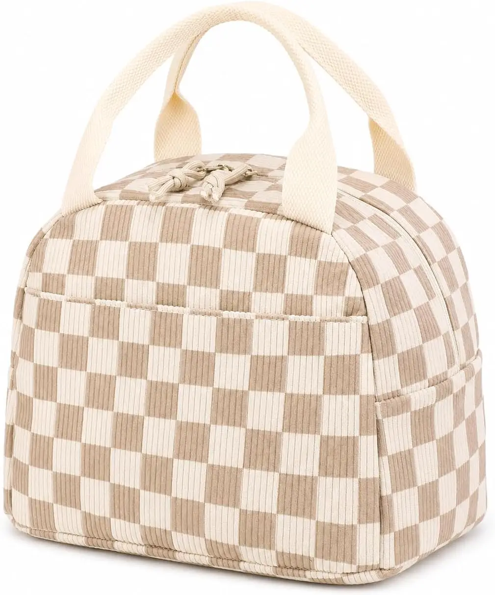 Cute Corduroy Lunch Bag Insulated Tote for Women Men Work Picnic Travel Large Capacity Cooler
Cute Corduroy Lunch Bag Insulated Tote for Women Men Work Picnic Travel Large Capacity Cooler
