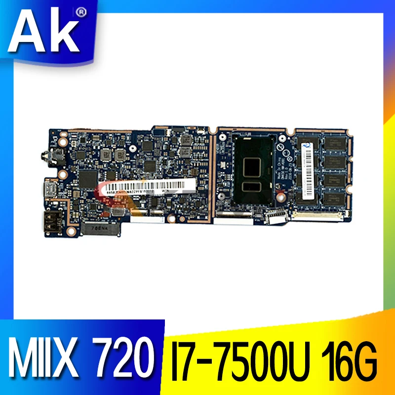For Lenovo ideapad Miix 720-12IKB Tablet Motherboard NM-A991 with CPU i3 i5 i7 RAM 4GB 8GB 16GB 100% Tested Ideapad
For Lenovo ideapad Miix 720-12IKB Tablet Motherboard NM-A991 with CPU i3 i5 i7 RAM 4GB 8GB 16GB 100% Tested Ideapad