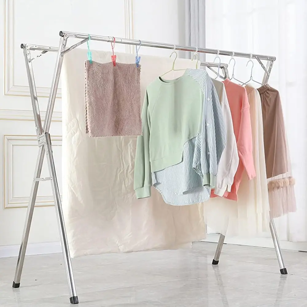 Adjustable Folding Clothes Drying Rack - Indoor/Outdoor Space-Saving, Dual Pole, 2m Length
Adjustable Folding Clothes Drying Rack - Indoor/Outdoor Space-Saving, Dual Pole, 2m Length