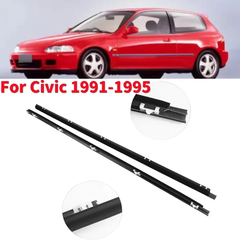 Car Window Weather Strip Waterproof Pressure Strip Sealing Strip For Civic 1991-1995 2Pcs/set Black Window Weatherstrip
Car Window Weather Strip Waterproof Pressure Strip Sealing Strip For Civic 1991-1995 2Pcs/set Black Window Weatherstrip
