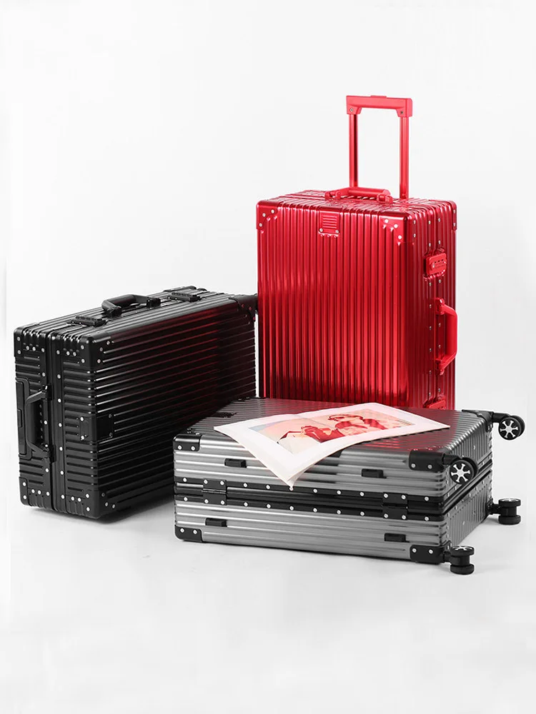 Aluminum Magnesium Frame Luggage 20/24 inch, 4 Spinner Wheels, TSA Lock, Business Travel Suitcase
Aluminum Magnesium Frame Luggage 20/24 inch, 4 Spinner Wheels, TSA Lock, Business Travel Suitcase