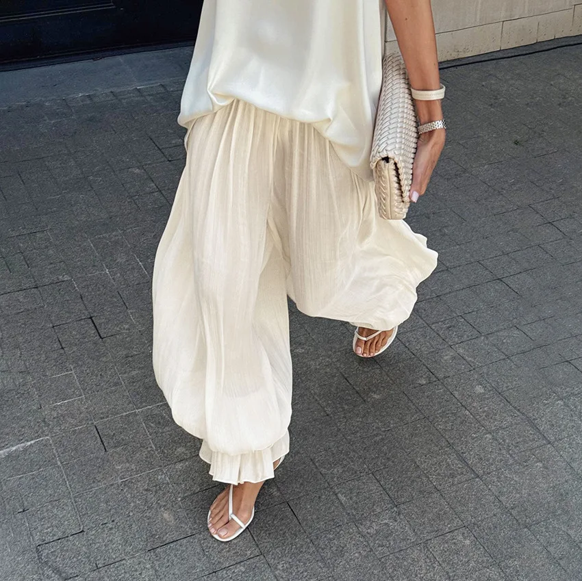 2026 Spring Summer New Arrival Women Female Fashion French Style Bubble Cuff Pants Design Elegant Casual Chic Trendy Stylish Hot
2026 Spring Summer New Arrival Women Female Fashion French Style Bubble Cuff Pants Design Elegant Casual Chic Trendy Stylish Hot