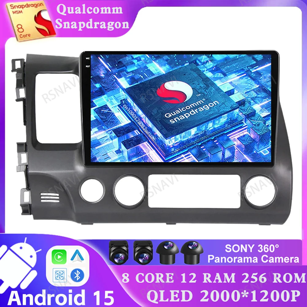 Android 15 for Honda Civic 8 2005 - 2012 DVD GPS Viedo Player 4G LTE 5G WIFI Stereo AUTO BT Multimedia DSP Car Radio Head Unit
Android 15 for Honda Civic 8 2005 - 2012 DVD GPS Viedo Player 4G LTE 5G WIFI Stereo AUTO BT Multimedia DSP Car Radio Head Unit