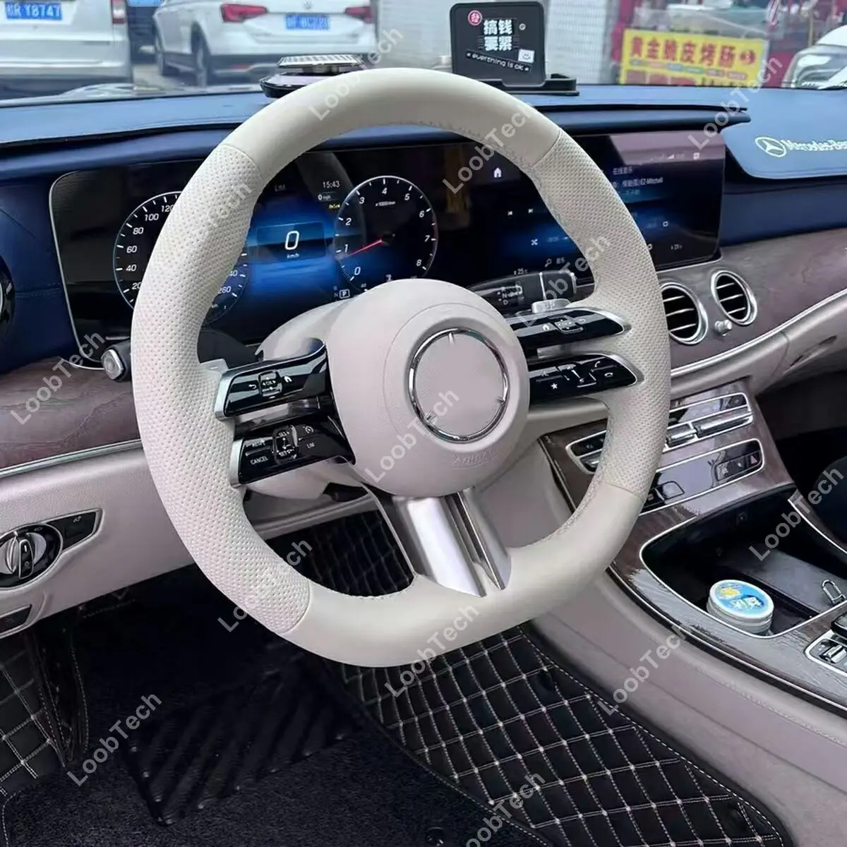 Steering Wheel Cover For Mercedes-Benz C-Class W206 2022-2023 White Perforated Leather Steering Wheel Protection Cover
Steering Wheel Cover For Mercedes-Benz C-Class W206 2022-2023 White Perforated Leather Steering Wheel Protection Cover