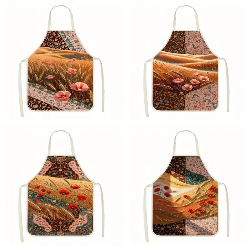 Vintage Field Pattern Apron Linen apron, suitable for kitchen cooking, parent-child interaction, painting and other scenarios
Vintage Field Pattern Apron Linen apron, suitable for kitchen cooking, parent-child interaction, painting and other scenarios