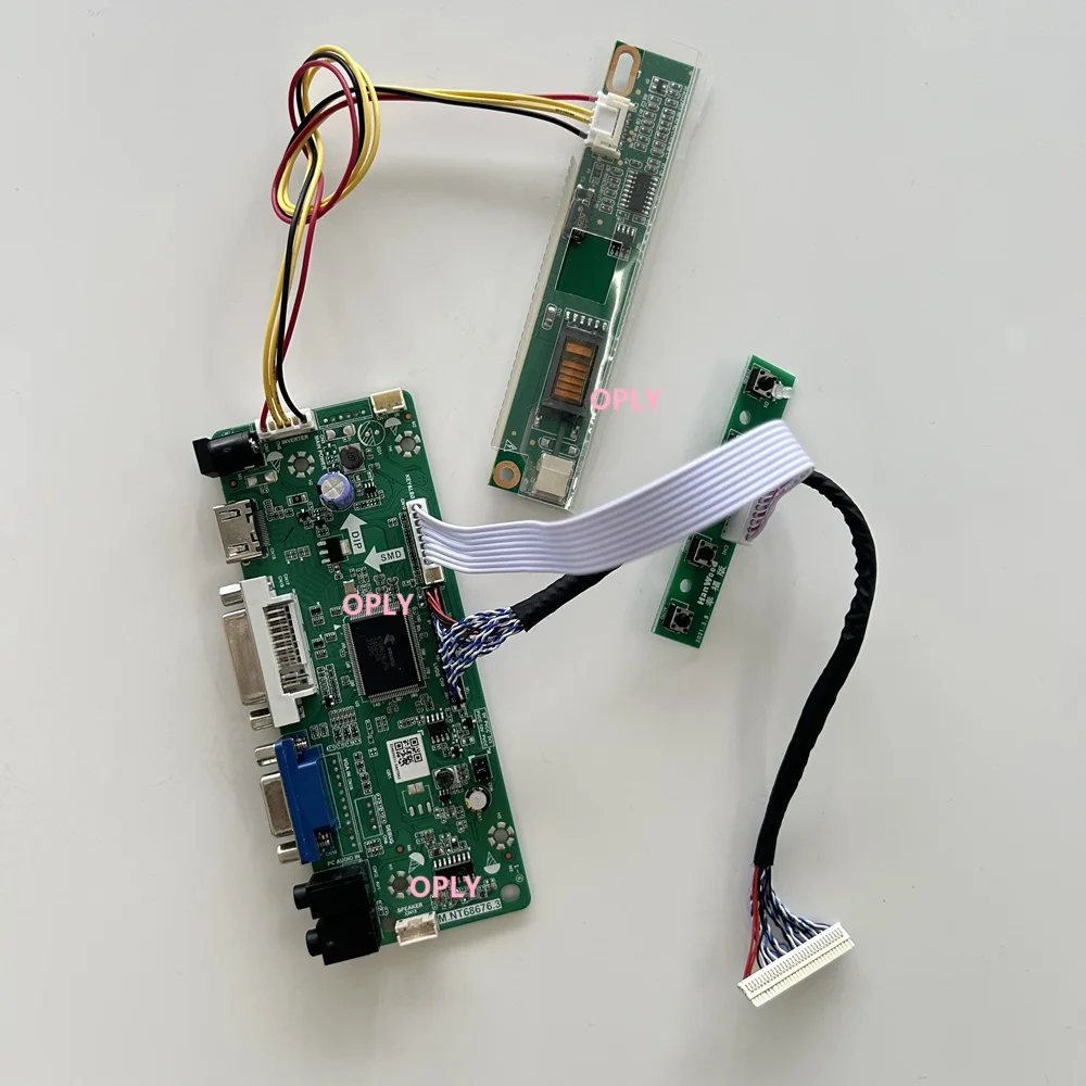 M.NT68676 Controller board HDMI-compatible DVI VGA for LTN154P2-L04 LTN154P2-L05 1680X1050 LCD panel Screen monitor DIY 15.4"
M.NT68676 Controller board HDMI-compatible DVI VGA for LTN154P2-L04 LTN154P2-L05 1680X1050 LCD panel Screen monitor DIY 15.4"
