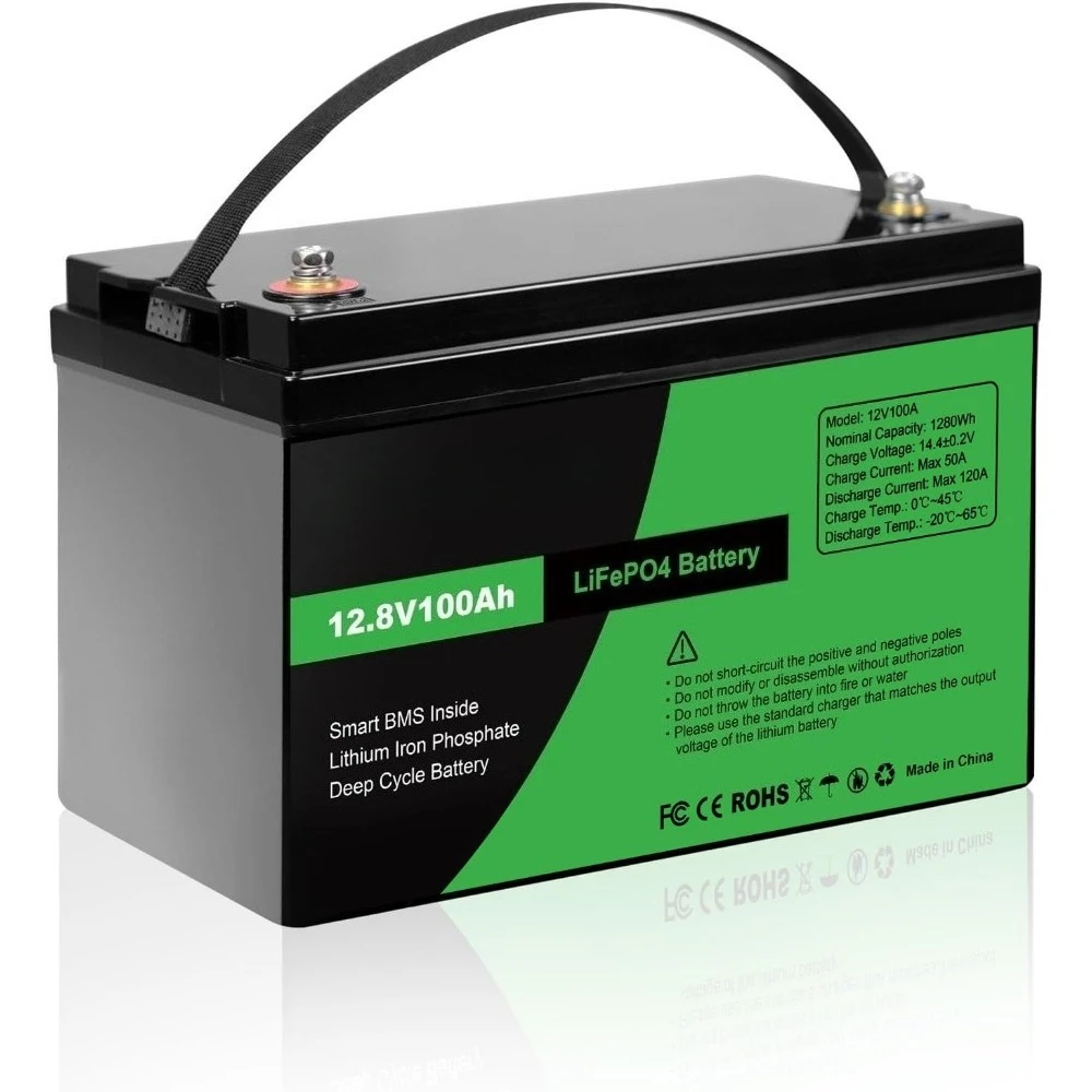 12V 100Ah LiFePO4 Lithium Battery with 100A Smart BMS, Deep Cycle Marine Battery 12V, Max 1280Wh Energy, Group 31 for
12V 100Ah LiFePO4 Lithium Battery with 100A Smart BMS, Deep Cycle Marine Battery 12V, Max 1280Wh Energy, Group 31 for