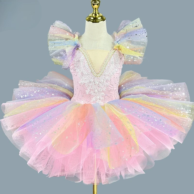 New Ballet Tutu for Girls Puffy Skirt Children's Professional Dancewear Young Swan Stage Performance Costume Princess Dress
New Ballet Tutu for Girls Puffy Skirt Children's Professional Dancewear Young Swan Stage Performance Costume Princess Dress